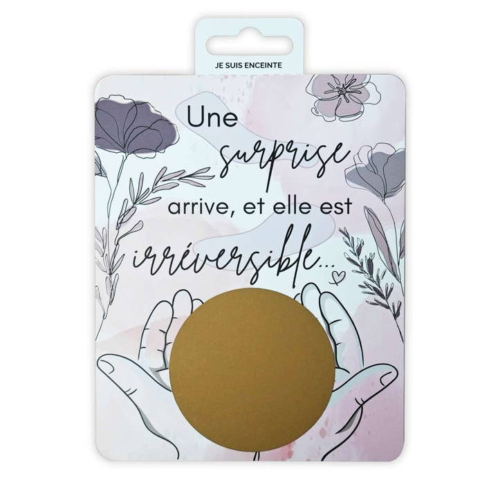 Biglietto gratta e scopri « Annuncio gravidanza » per la vendita all'ingrosso da parte di Irréversible