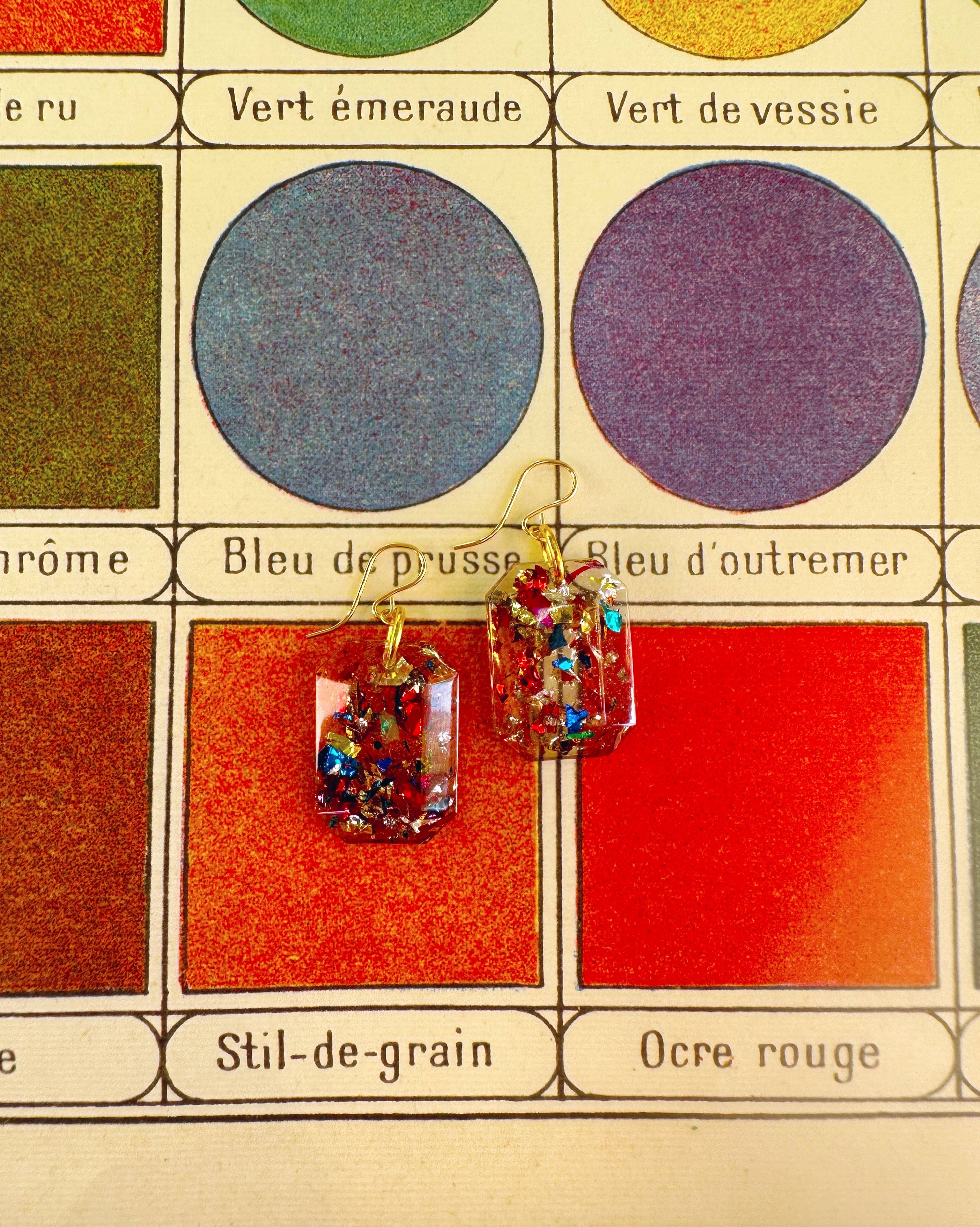 Coco's Musings - Wholesale Dangle Earrings - Confetti Karen Earrings1