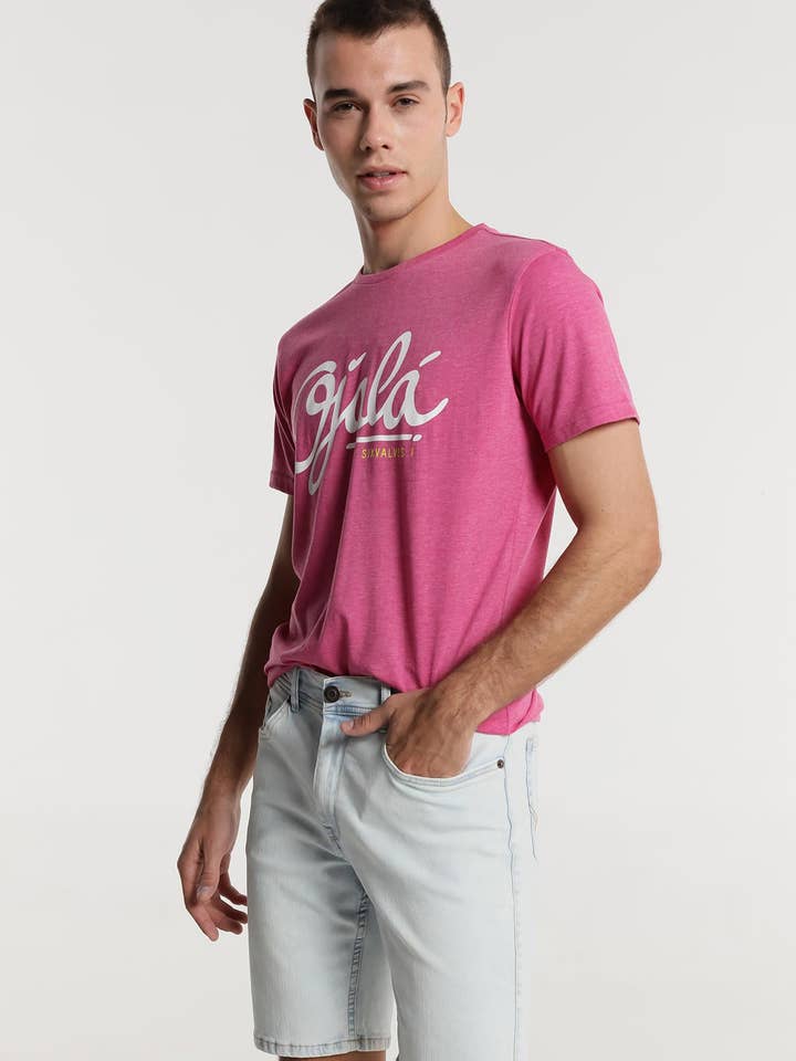 SIX VALVES - Short en jean extra blanchi | Coupe classique pour la vente par PAUSANT SHOP ONLINE