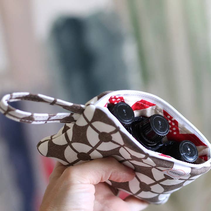 edeenut - Wholesale Pouch - Women's - Essential OIL HOLDER storage pockets 15ML bottle size2