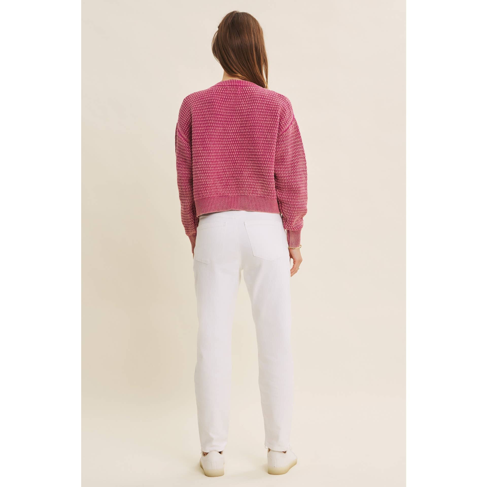 in february - Wholesale Cardigan - Women's - COZY CHIC LAYER MINERAL-WASHED CABLE KNIT SWEATER CARDIGAN18