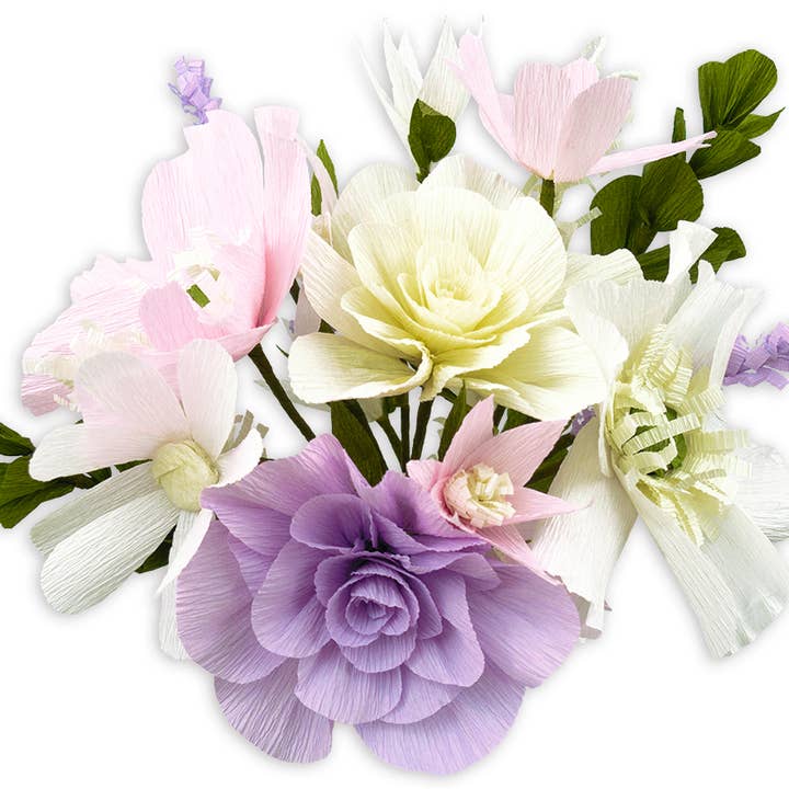 URSUS® / Buntpapierfabrik Ludwig Bähr GmbH & Co. KG - Wholesale DIY Craft Kit - DIY Set Crepe Paper Flowers "Purple"2