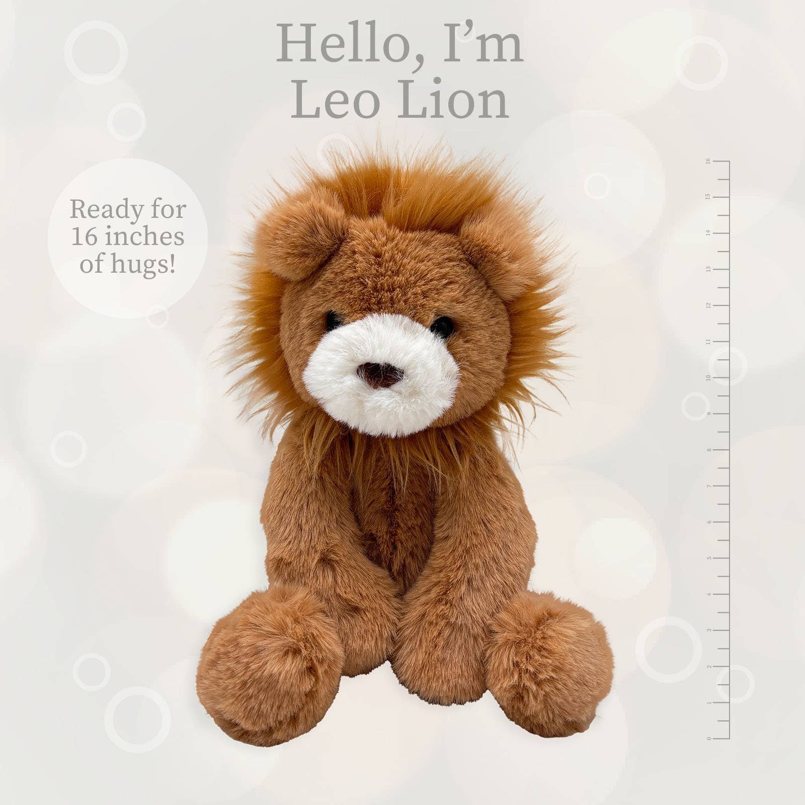 Beverly Hills Teddy Bear Company - Wholesale Stuffed/Plush Toy - Kids & Baby - World's Softest Lushees 16" - Lion Plushie for Kids3