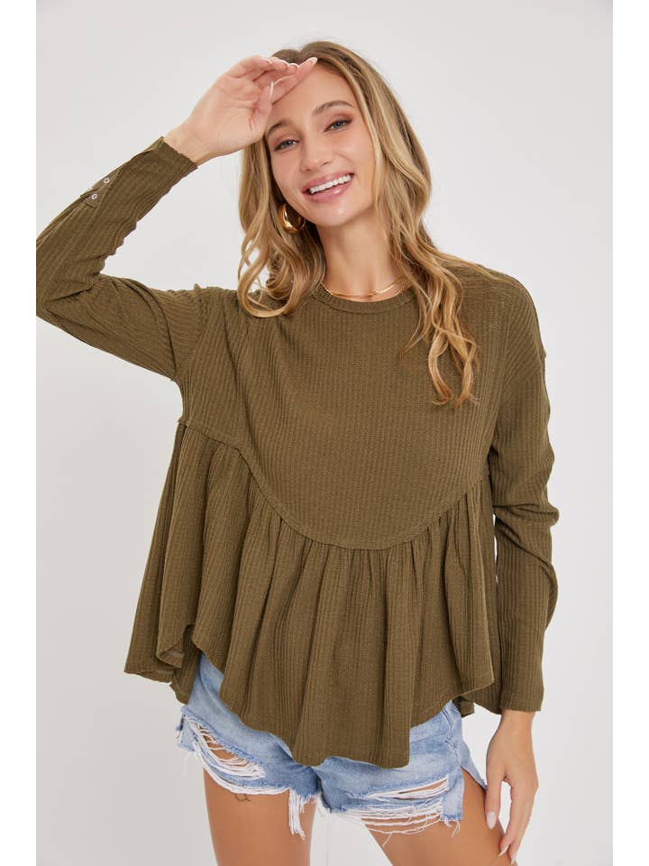 Sweet Lovely by Jen - Wholesale Tunic - Women's - SW1540 BABYDOLL TOP