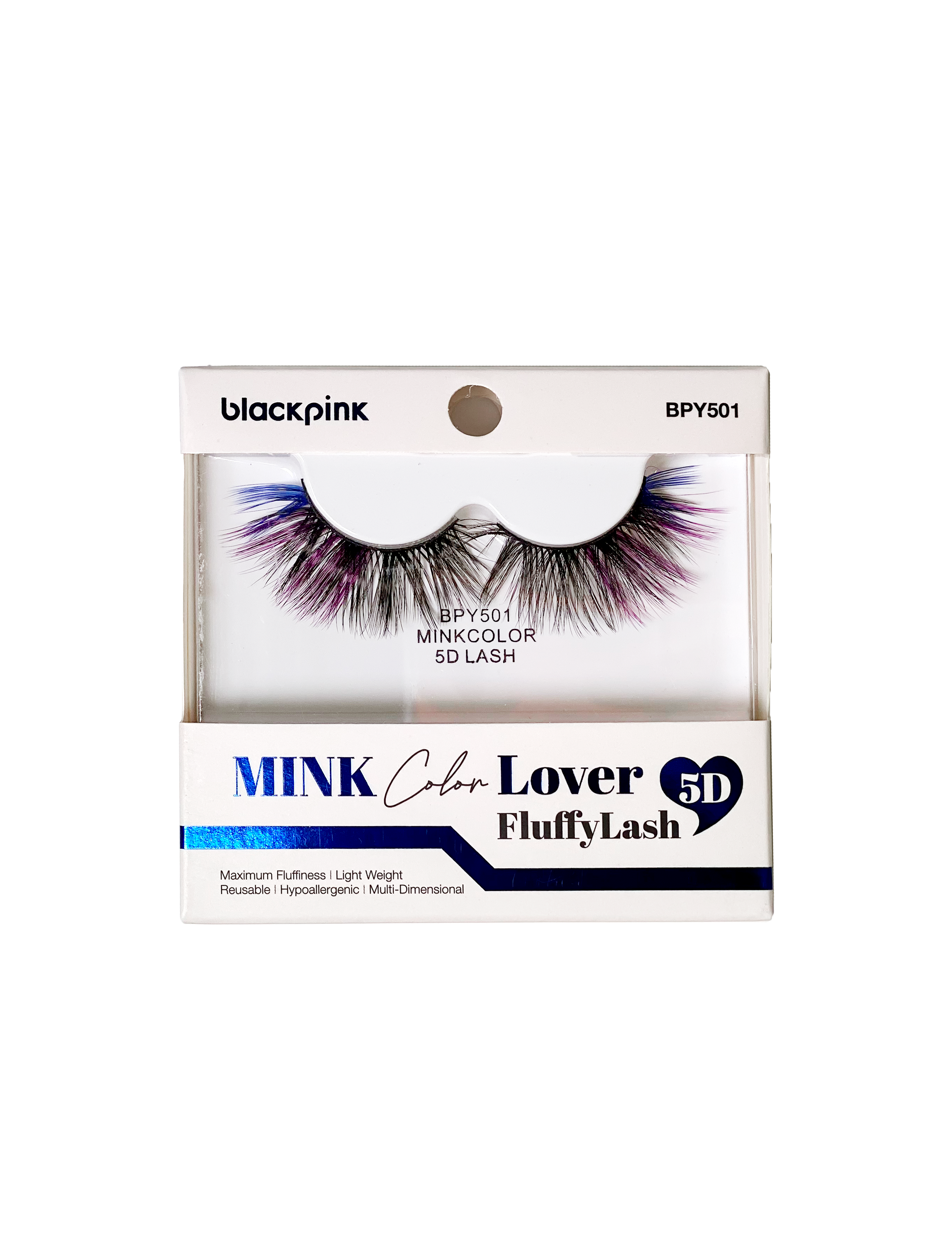SM Beauty LLC - Wholesale False/Fake Eyelashes - Blackpink - 5D Mink Color Lover Fluffy Lash0
