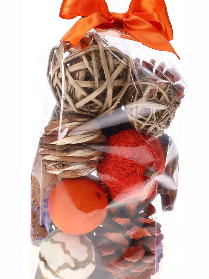 Sparkling Pumpkin Jumbo Bag Bowl Filler for wholesale by Comforts of Home