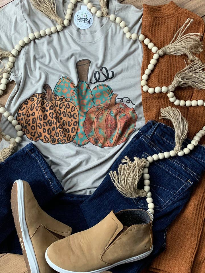 Precious Pumpkins Tee for wholesale by Branded Cotton