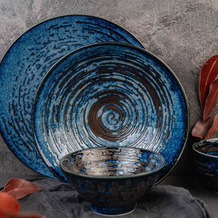 Made In Japan Tableware – wholesale Bowl – Copper Swirl deep bowl 13cm6