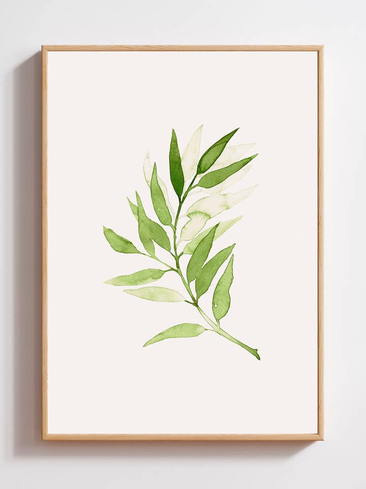 Stampa Rama Verde per la vendita all'ingrosso da parte di Alba Moreno Illustration