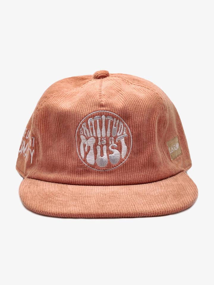 Gratitude Corduroy Hat for wholesale by Laraw