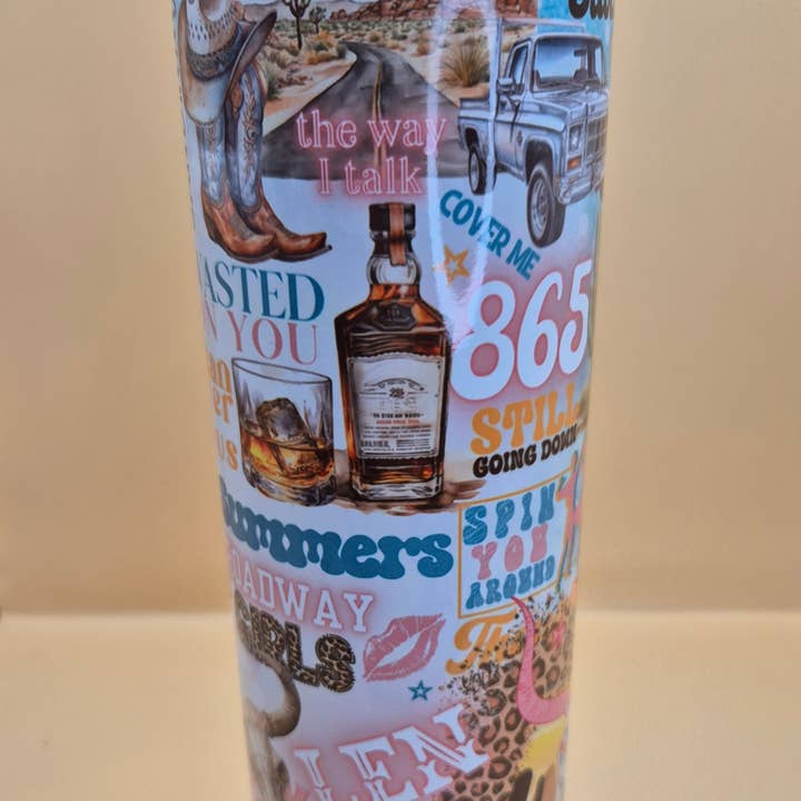 Tumbler med musik !!! Personlig och sublimeringsprodukt Landsdesign för wholesale av SubliMasterUK