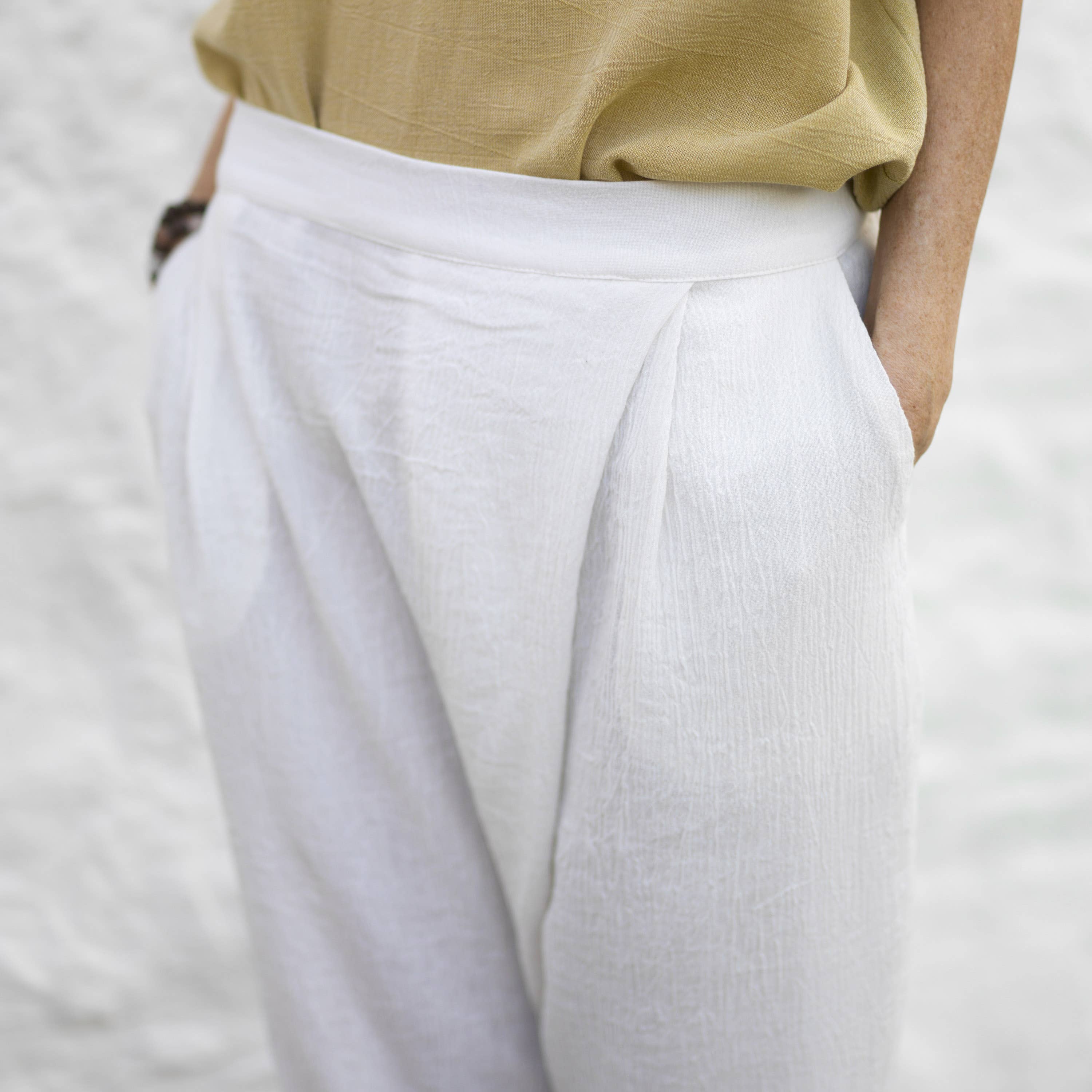 loom.ist - Vendita all'ingrosso Pantalone - Donna - Pantaloni Sile Fold Over19