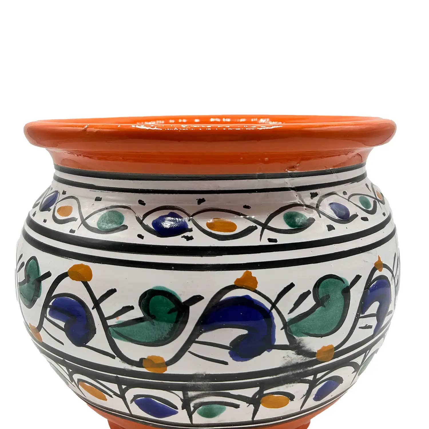 Etnico del Mondo - Wholesale Plant Pot - Berber Cachepot Vase Ceramic-Tunisian Craft #11