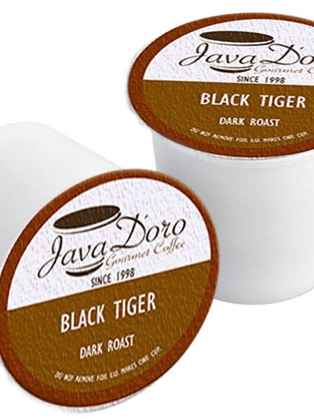 Black Tiger Java D'oro Coffee Pods - 18 Count for wholesale by Java Doro