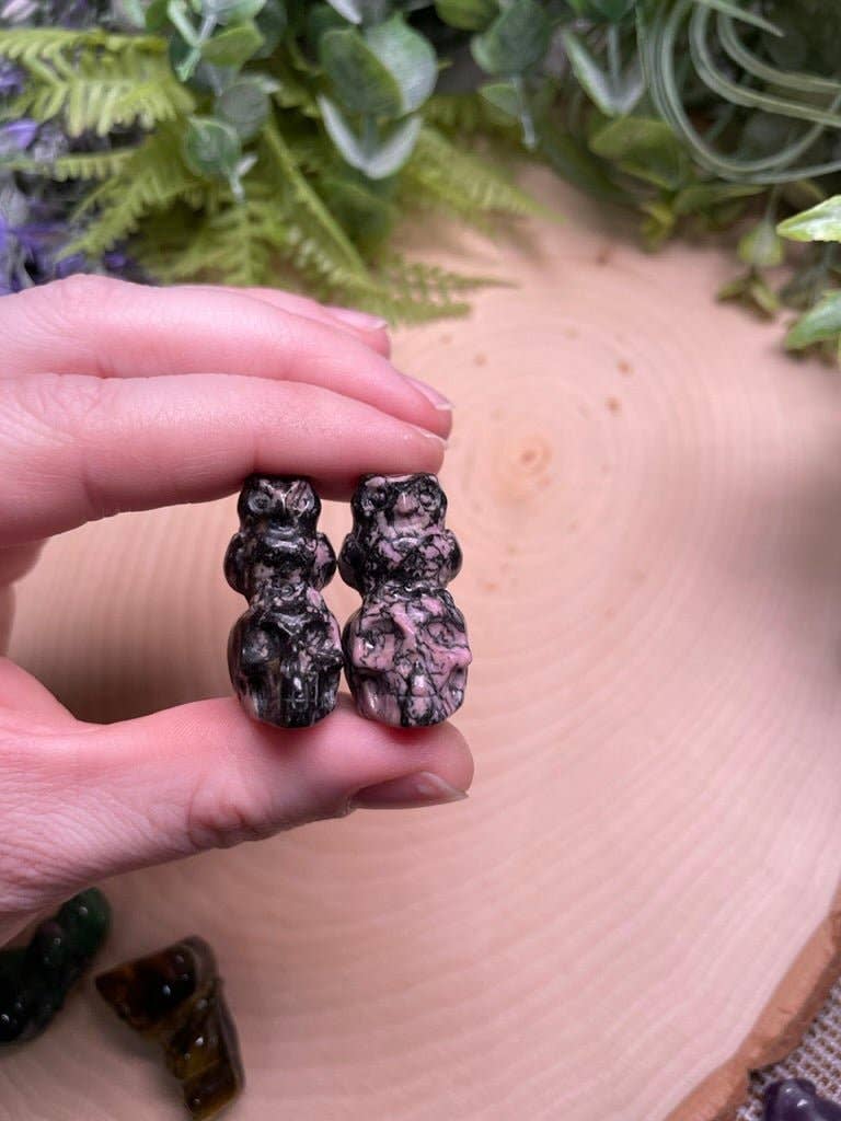 Copper Ashes - Wholesale Spiritual Stone/Crystal - Crystal Skull with Owl11