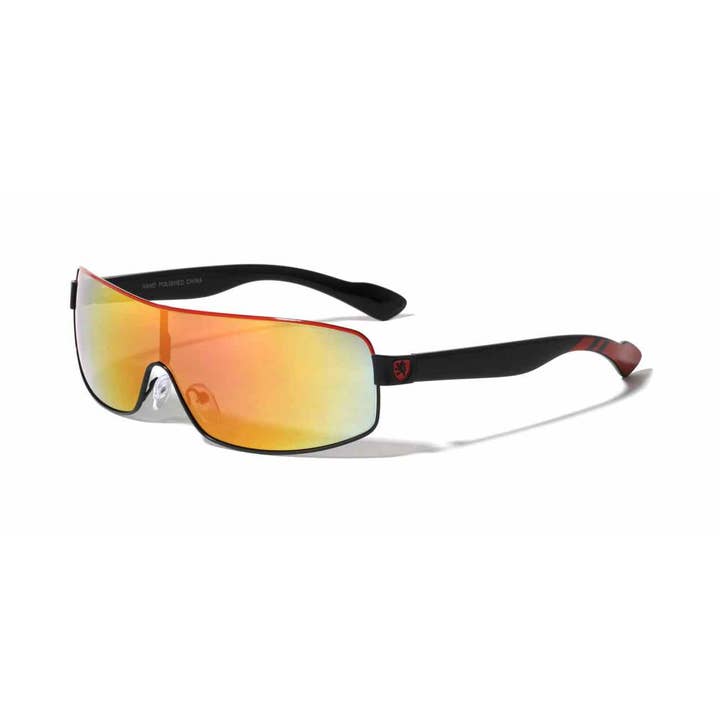 Sunrayzz Imports - Vente Lunettes de soleil – femme - Bouclier miroir Khan Color kn-m3908-cm