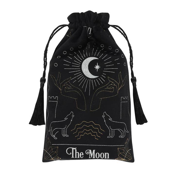 Tarot-Mond-Zugbeutel 6er-Pack für den Großhandel von Pacific Trading