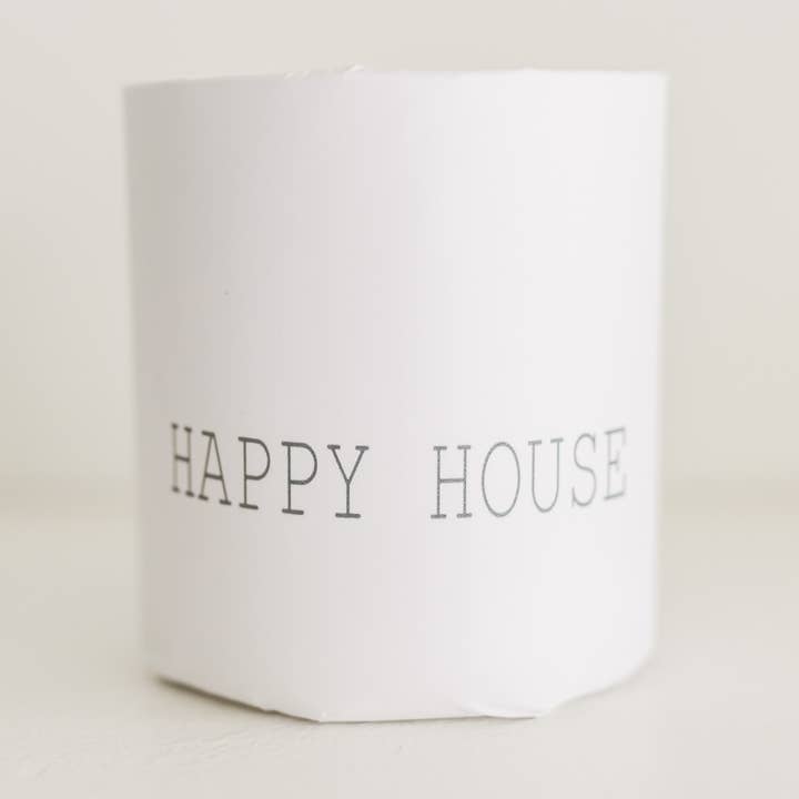 "Happy House" 10 oz Soy Candle for wholesale by Bungalow South