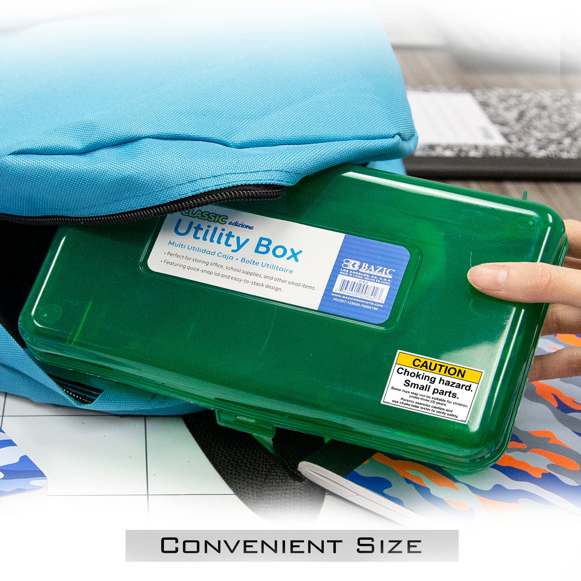 BAZIC Products - Wholesale Pencil Case/Pouch - Pencil Case Multipurpose Utility Box - Classic Color5