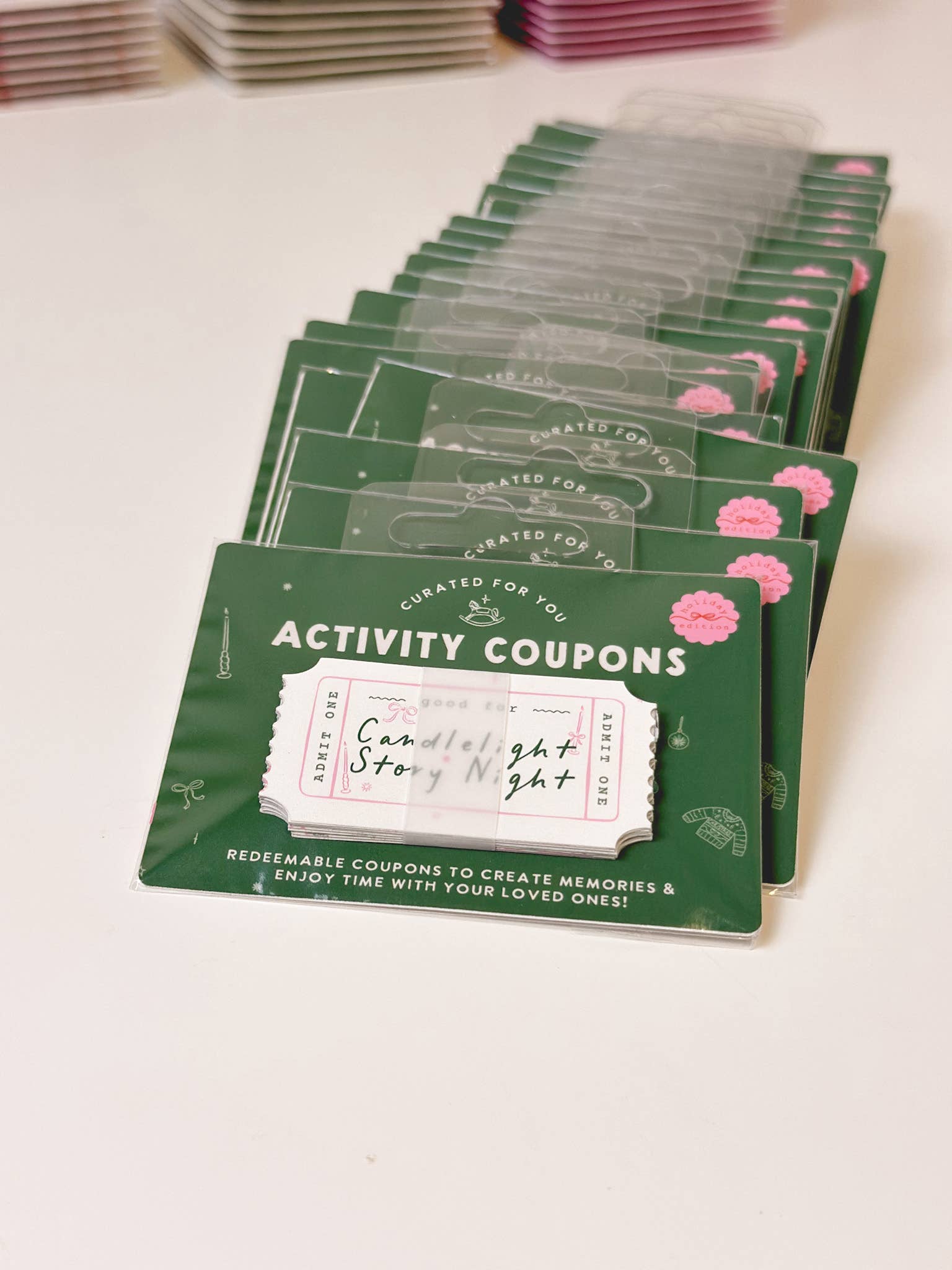 Curated for You Gifts - Wholesale Advent Calendar - Kids Christmas Activity Coupons – Holiday Mini Card Gift2