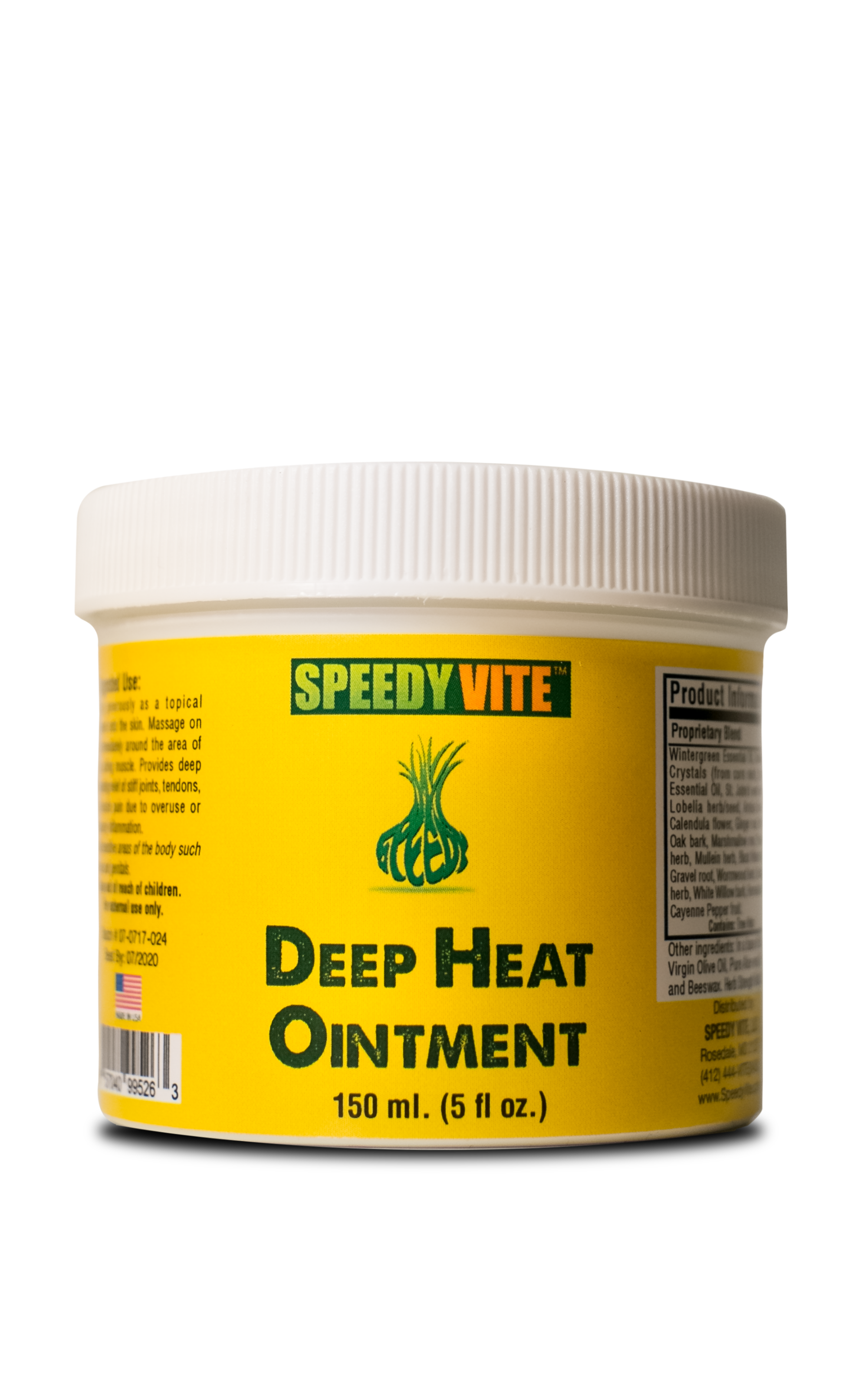 SpeedyVite® - Wholesale Pain Relief Spray/Cream - SpeedyVite® Deep Heat Natural Pain Relief* (5 oz) Tissue Bon0