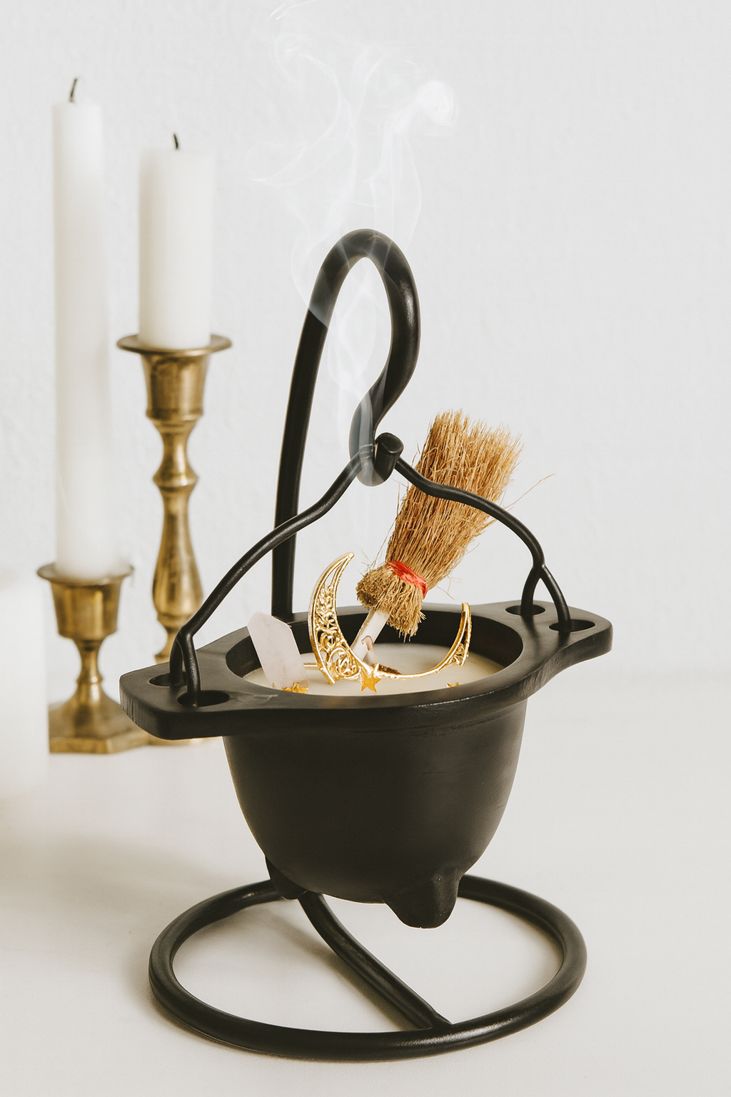 Lunastry – wholesale Novelty candle – Mini Witch’s Cauldron Candle0