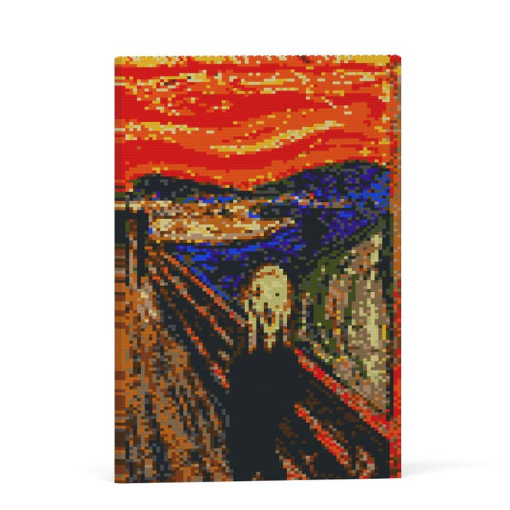 The Scream Brick Painting 01S for wholesale by JEKCA