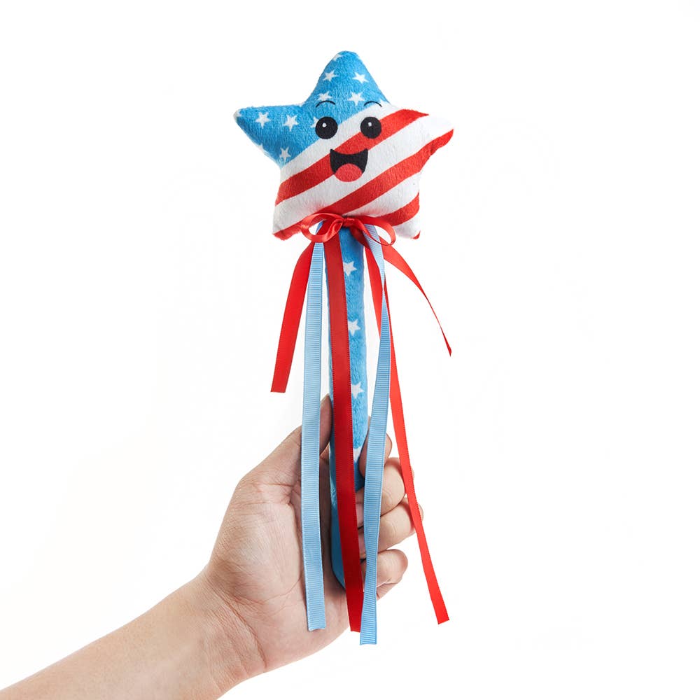 Cuddle Barn, Inc. - Wholesale Stuffed/Plush Toy - Kids & Baby - Star Spangled Wands PDQ (Patriotic USA Plush Toy)4