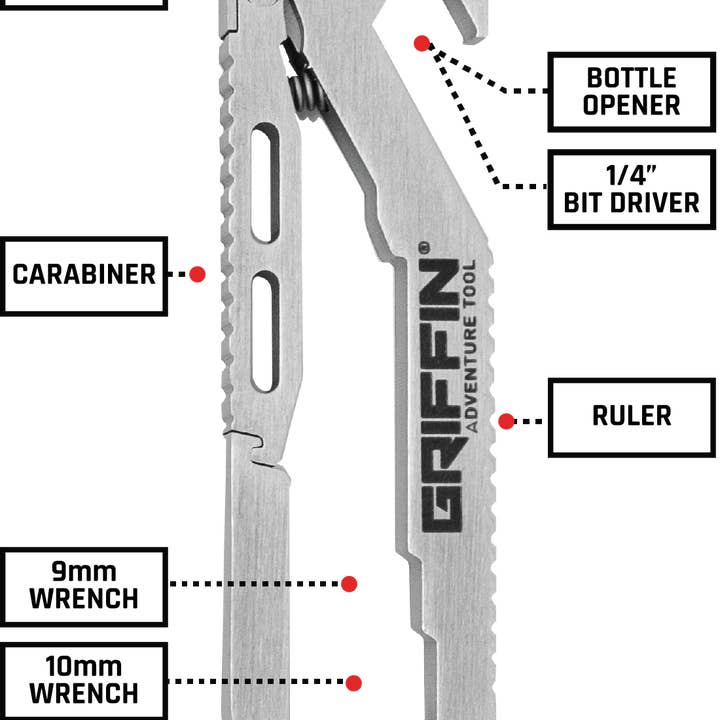 Griffin Pocket Tool - Wholesale Handy Tool - Griffin Adventure Tool