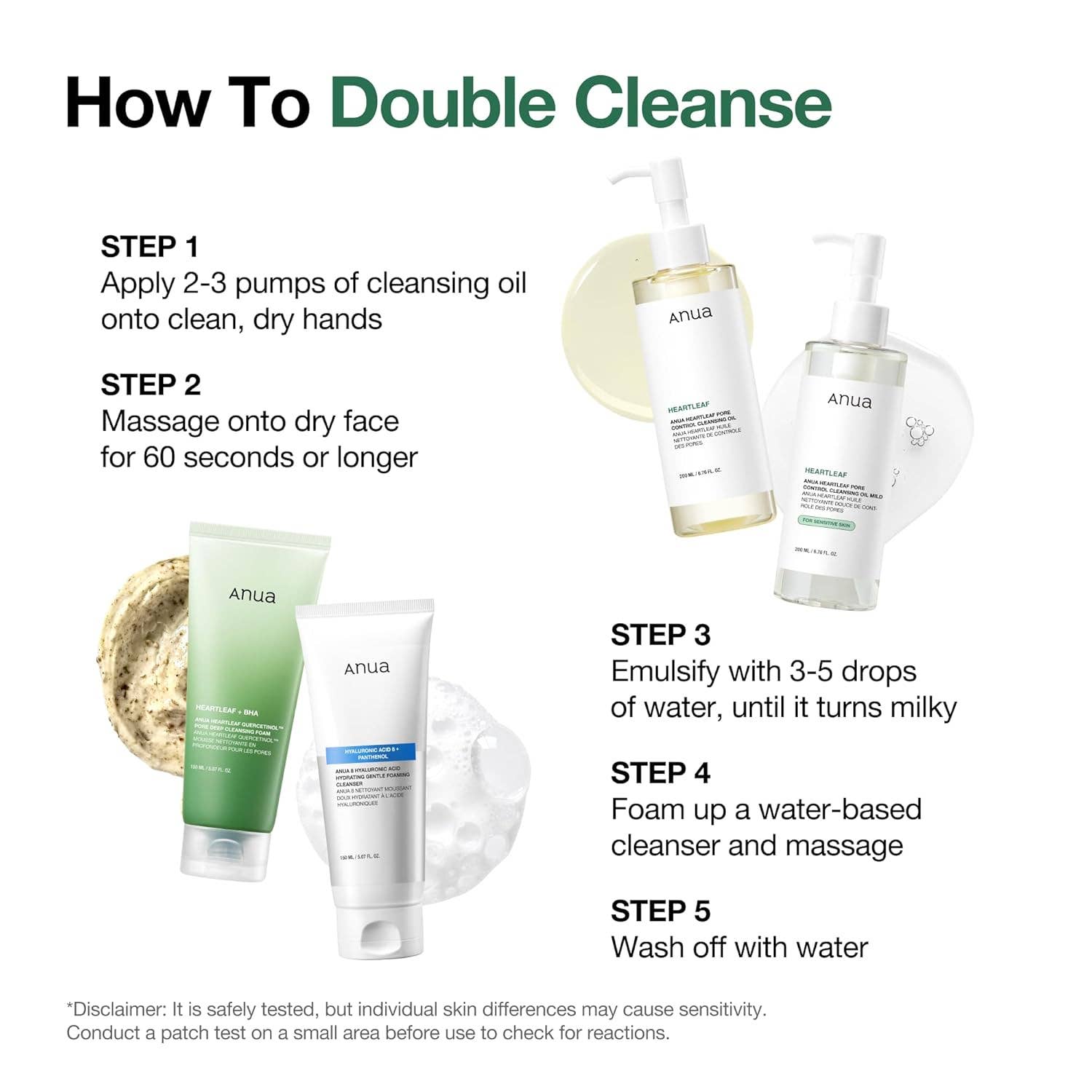 MEHIAZ - Wholesale Facial Cleanser - Anua Heartleaf Pore Control Cleansing Oil – 200ml6