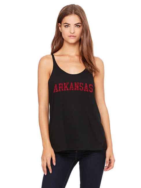 One Nine - Wholesale Tank Top - Women's - Custom Print/Glitter Women's Slouchy Tank Top Shirts