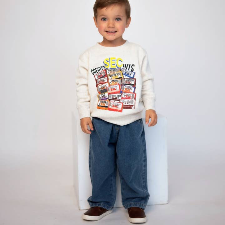 SEC GREATEST HITS CREWNECK TRÖJA för wholesale av ntrl co.