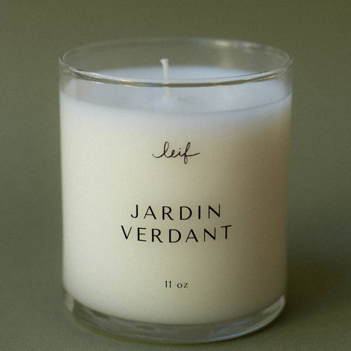 LEIF - Wholesale Jar/Filled Candle - Sensory Series Candle | Jardin Verdant