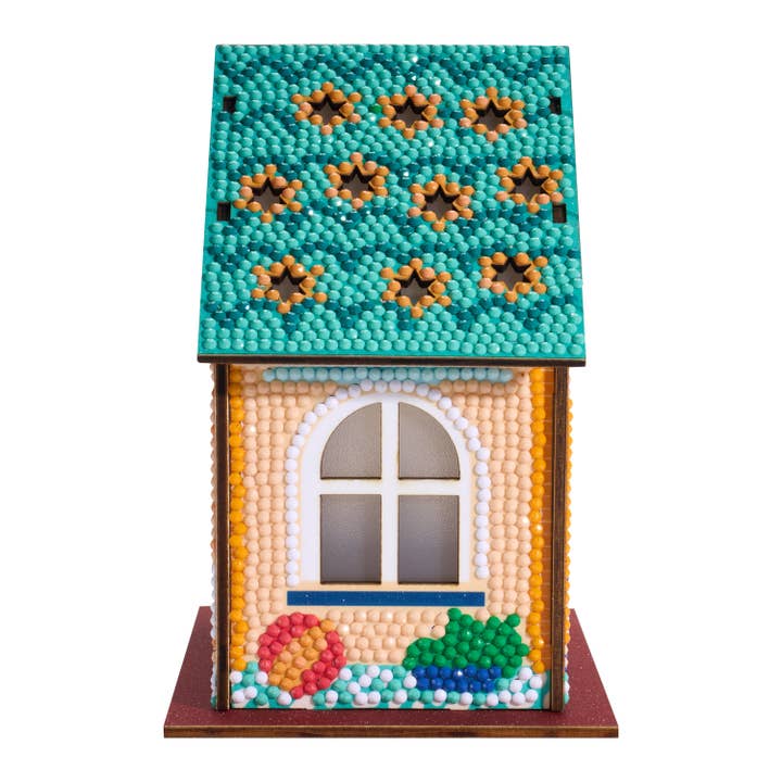 Diamond Art Club - Wholesale DIY Craft Kit - Gem House - Home Sweet Home6