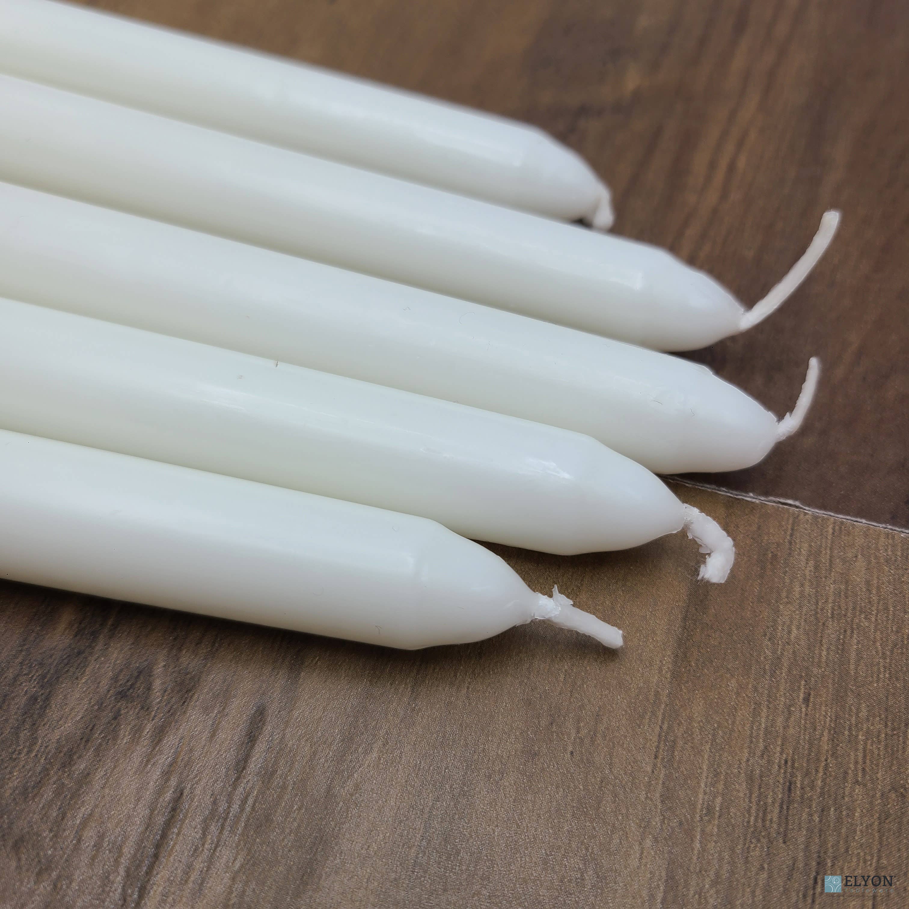 Elyon Tableware® - Wholesale Tapered Candle/Candlestick - Colored Taper Candles 8-Hour Burn Time Wax 25/50 Pack9