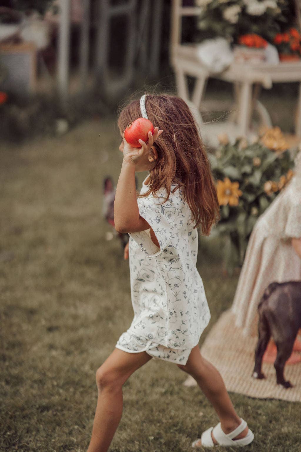 Scandi Floral Oversized T-Shirt | Organic Cotton Jersey -  | GCO2258 for wholesale on Faire5