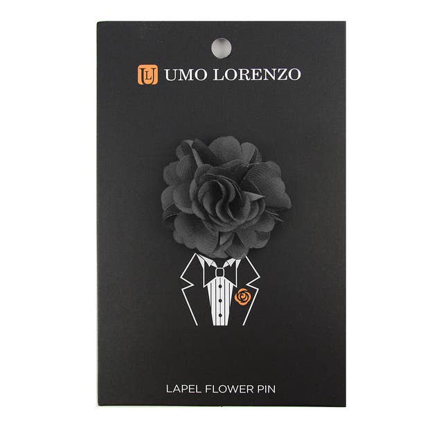 Selini New York - Wholesale Lapel Pin/Button - Solid Mini Bouquet Clutch Back Flower Lapel Pins27
