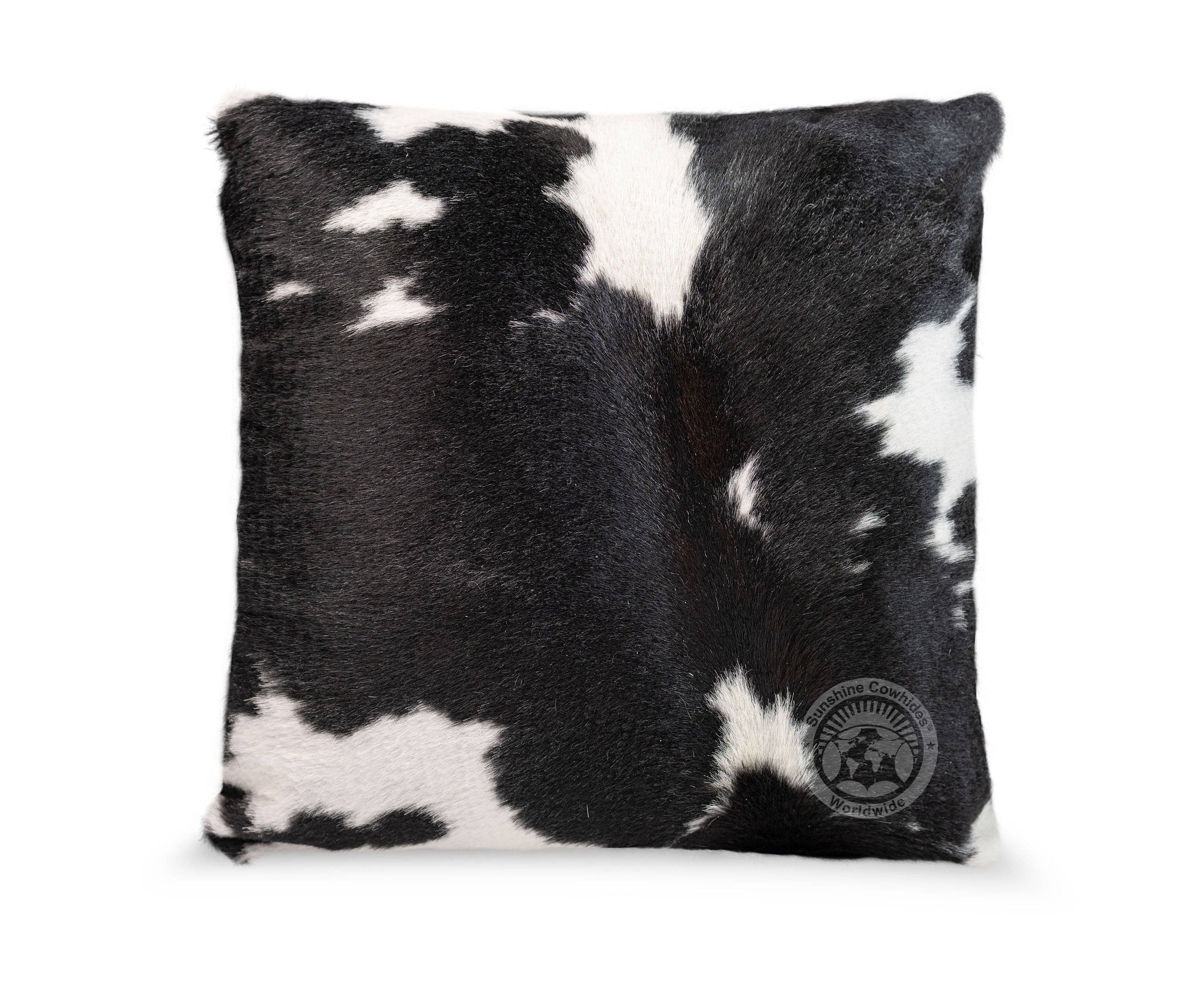 Sunshine Cowhides - Wholesale Throw Pillow Cover - Tricolor Cowhide Pillow Cover2