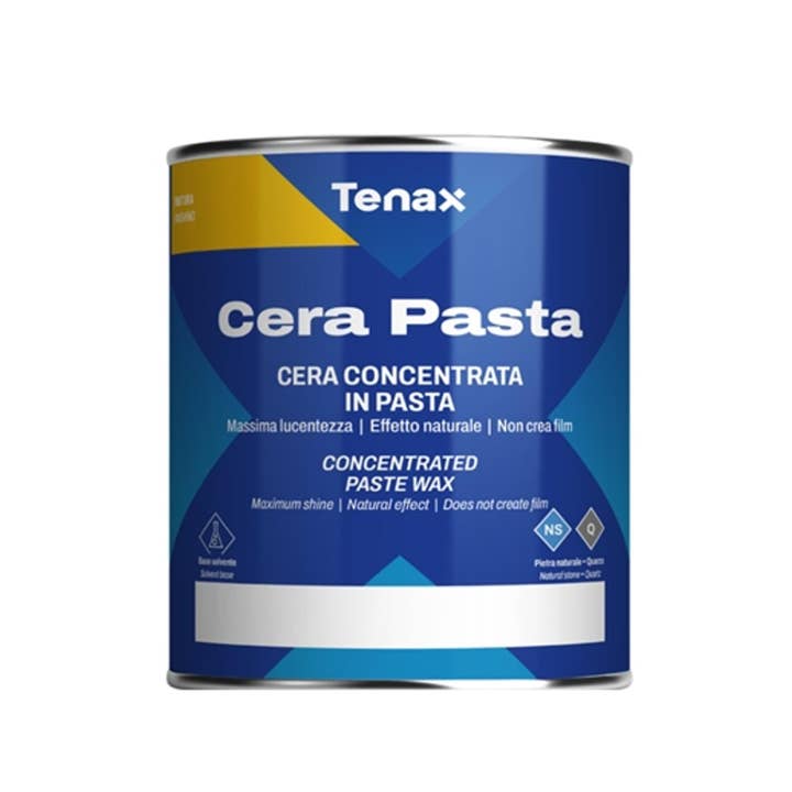 Dynamic Stone Tools - Wholesale Craft Supplies - Tenax Cera Pasta Clear Wax Paste Premium Grade Polish Enhancer for Marble, Granite & Stone, Solvent-Free1