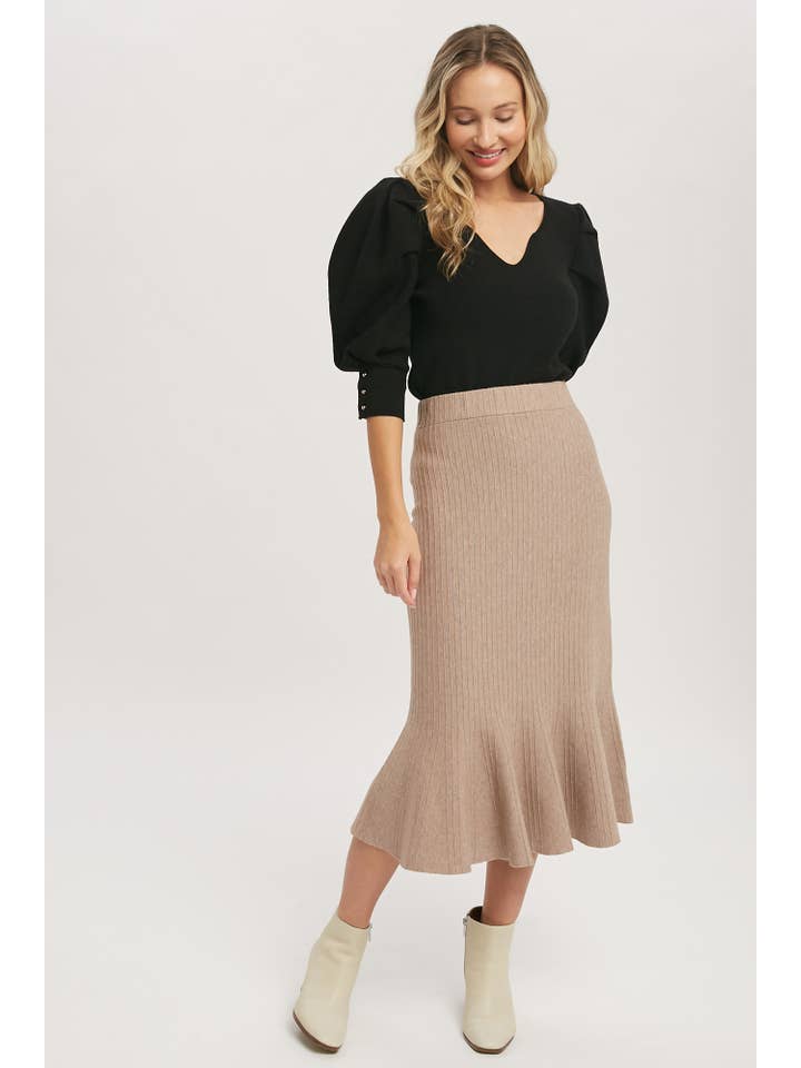 Bluivy - Wholesale Skirt - Women's - MERMAID SWEATER MIDI SKIRT15