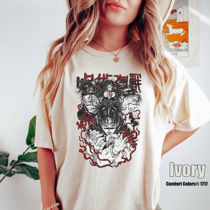 Comfort Colors Jujutsu Kaisen Shirt, Itadori Yuji Shirt für den Großhandel von Glaime