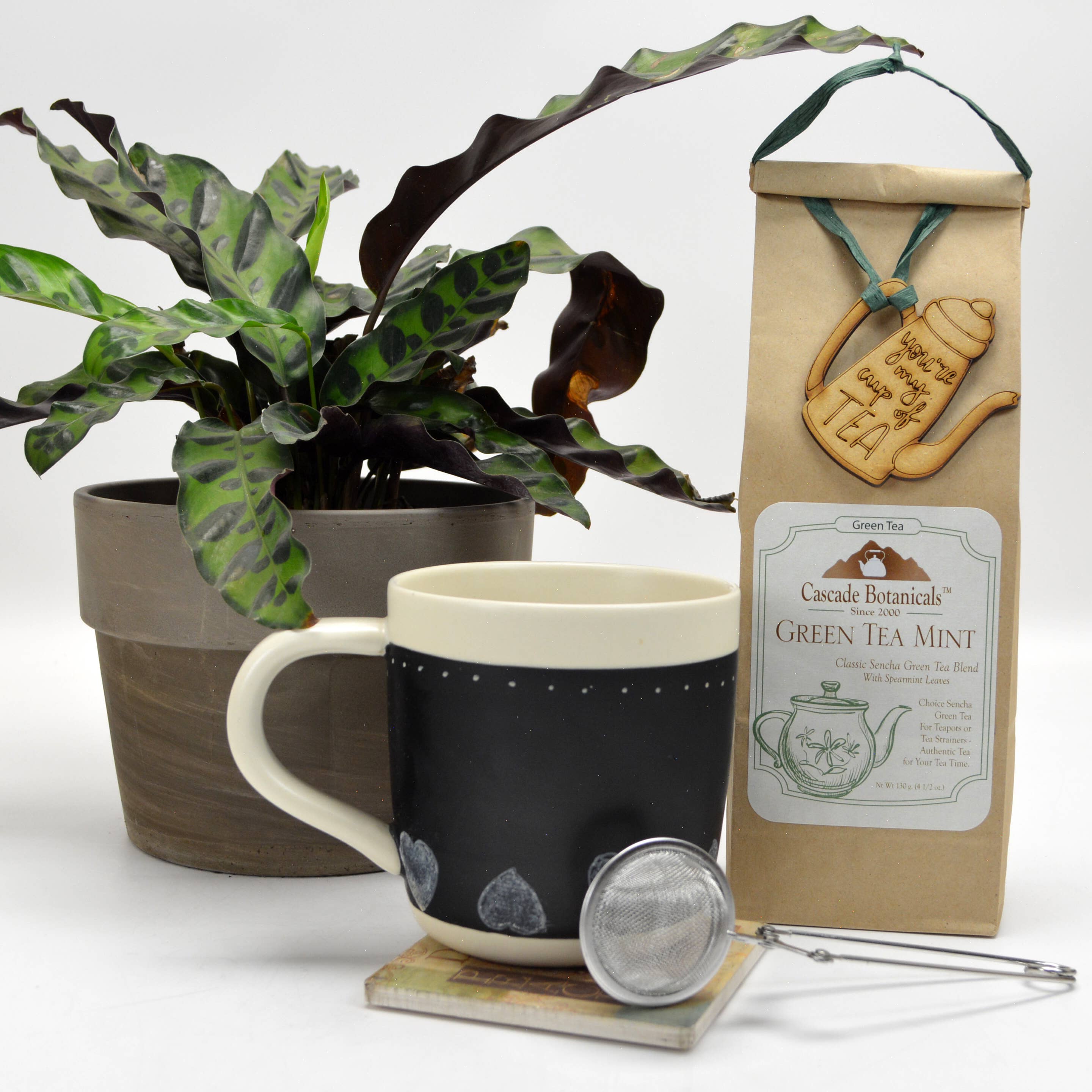 Cascade Teas & Botanicals - Wholesale Loose Tea - Green Tea Pineapple, Strawberry, Green Mint Mix4