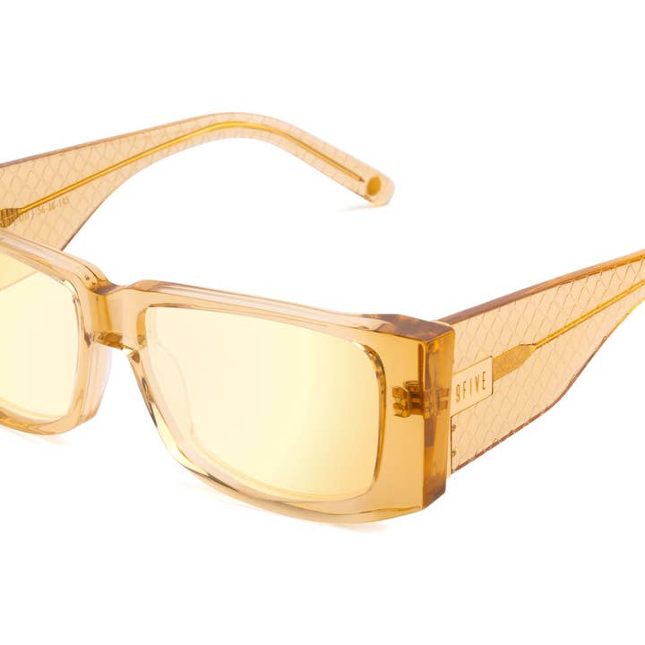 9FIVE Angelo Gold Scale - Reflekterende Guld Solbriller for engroshandel hos 9FIVE