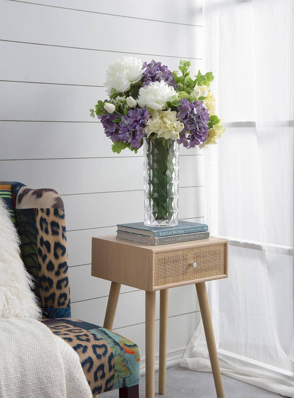 A&B Home Group Inc. - Wholesale Artificial Flowers - Almost Real 14" Hydrangea - Cream7