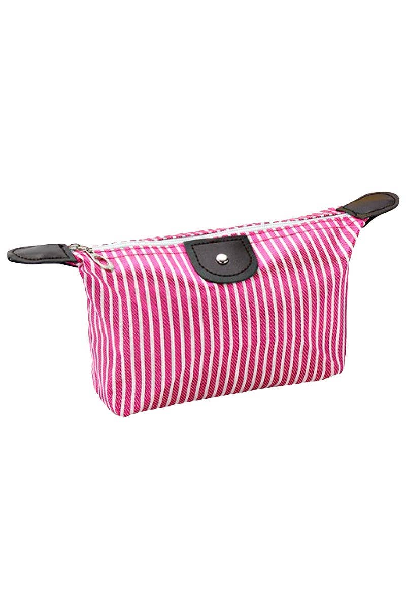 ASSORTED Harbor Stripe Organizer Pouch Travel Bag for wholesale on Faire7