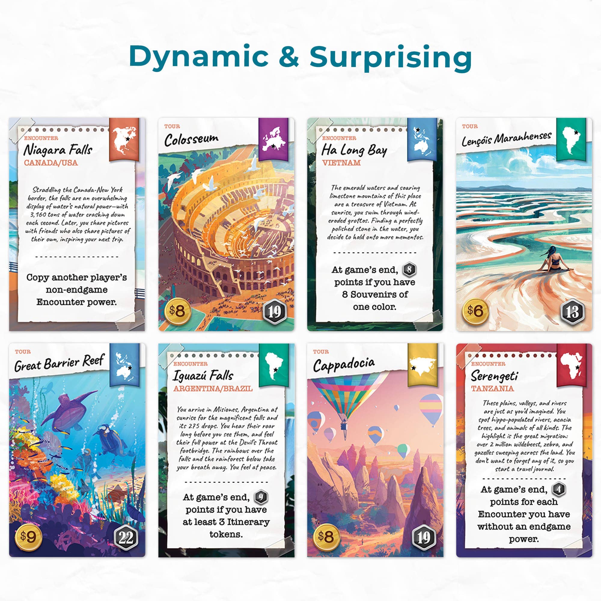 Underdog Games - Wholesale Board Game - Trekking the World 2nd Edition2