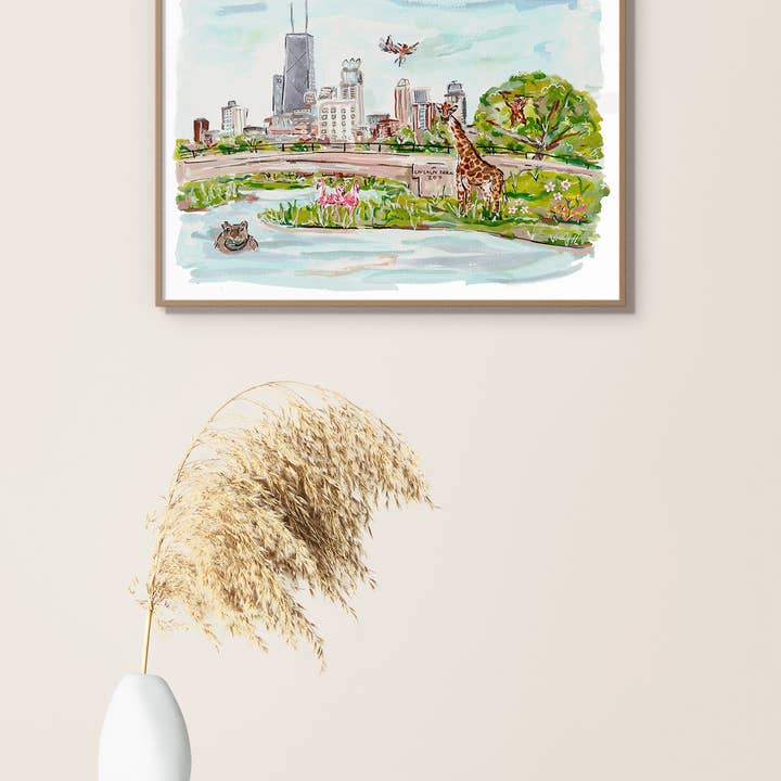 Rachel Reynolds Art – Engroshandel Kunsttryk – Lincoln Park Zoo, Chicago Kunsttryk2