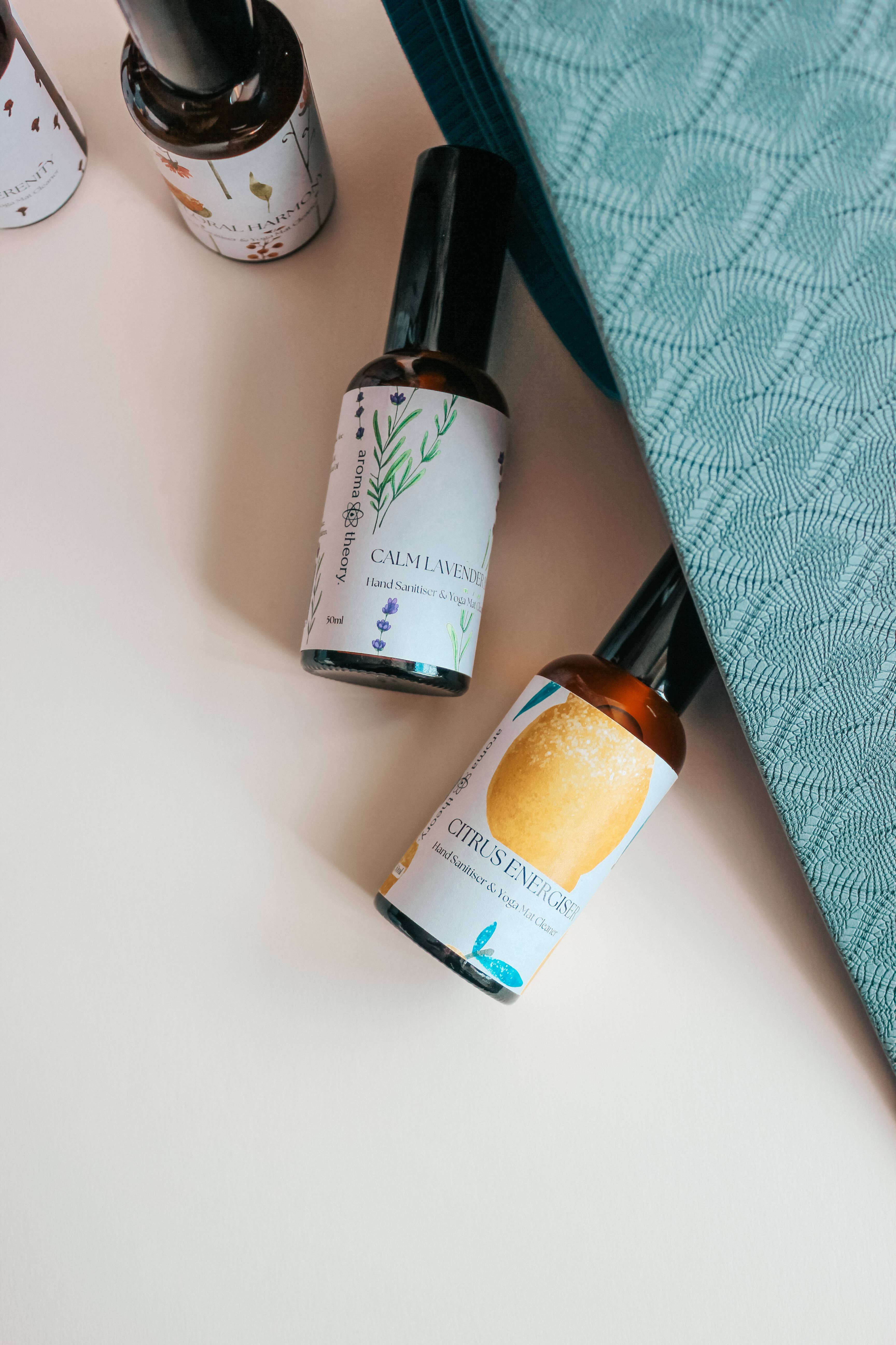 Aroma Theory - Wholesale Yogamatreiniger - Citrus Energiser - Handdesinfecterend Middel & Yogamat Reiniger | 50ml2