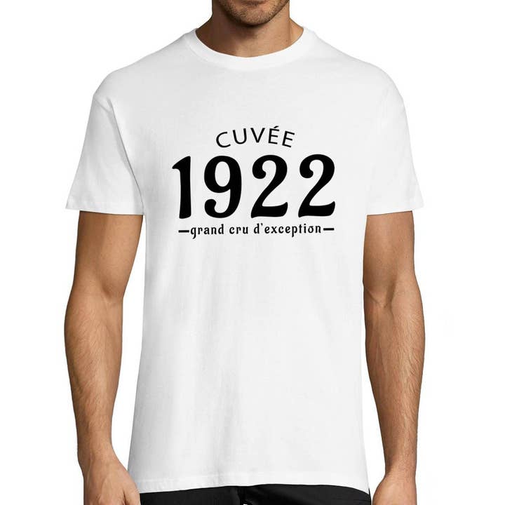 Men's Anniversary T-shirt 1922 Cuvée Grand Cru | Planetee for wholesale by Planetee