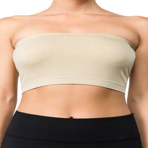 Tube Tops for Women with Built in Bra Cotton Long Sexy Strapless Tops  Stretchy Bandeau Tops 2 Packs, Black Grey, Medium : : Clothing,  Shoes & Accessories